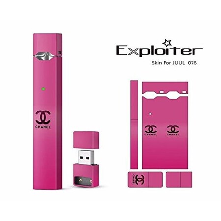 Juul Wraps Juul Wraps 7219899 Skin Sticker Decal Wrap Protective Vinyl Channel; Pink 7219899